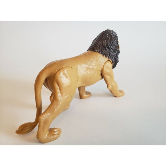 Lion toy, king of the Jungle Adjustable  Figure 6" x 5 in. W/ Retractable Mouth - Picture 7 of 12